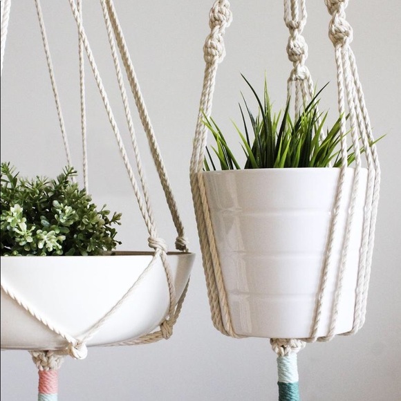 Handmade Macrame Plant Hanger (Set of 2) - Picture 3 of 4